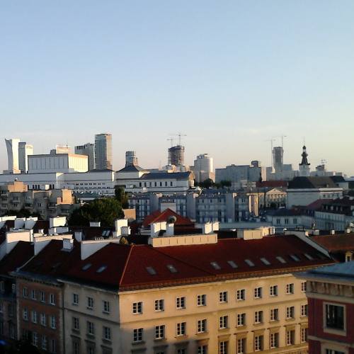 Panorama Warszawy – widok z wieży przy Kolumnie Zygmunta